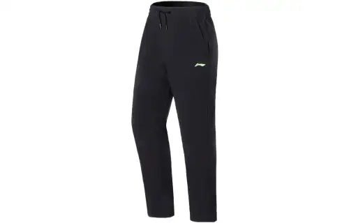 Li Ning Fitness Series Knitted Sweatpants Men's Black