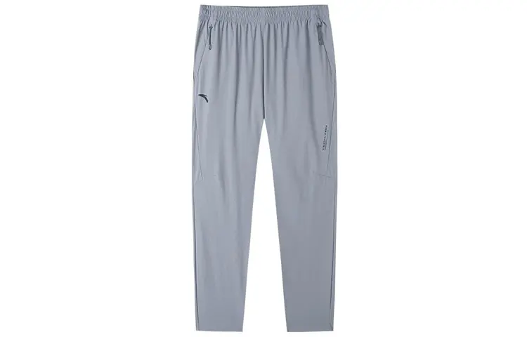 Anta Lifestyle Collection Sports Lifestyle Collection Knitted Sweatpants Men's Steel Gray