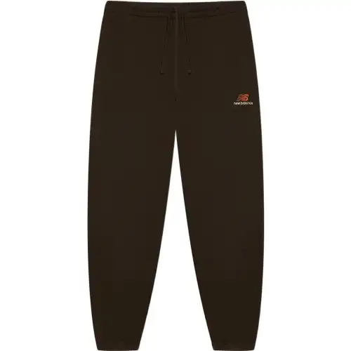 New Balance Knitted Sweatpants Men's Black Moderate Cuffed Pants