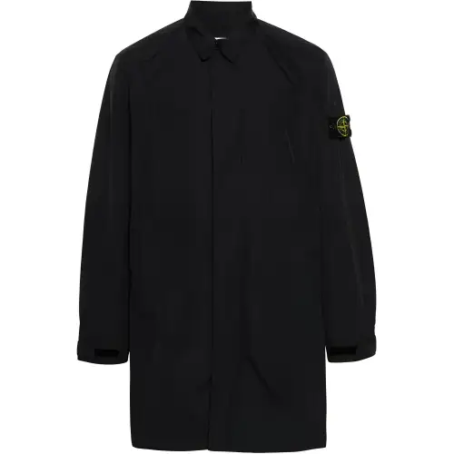 Stone Island Compass-badge single-breasted coat