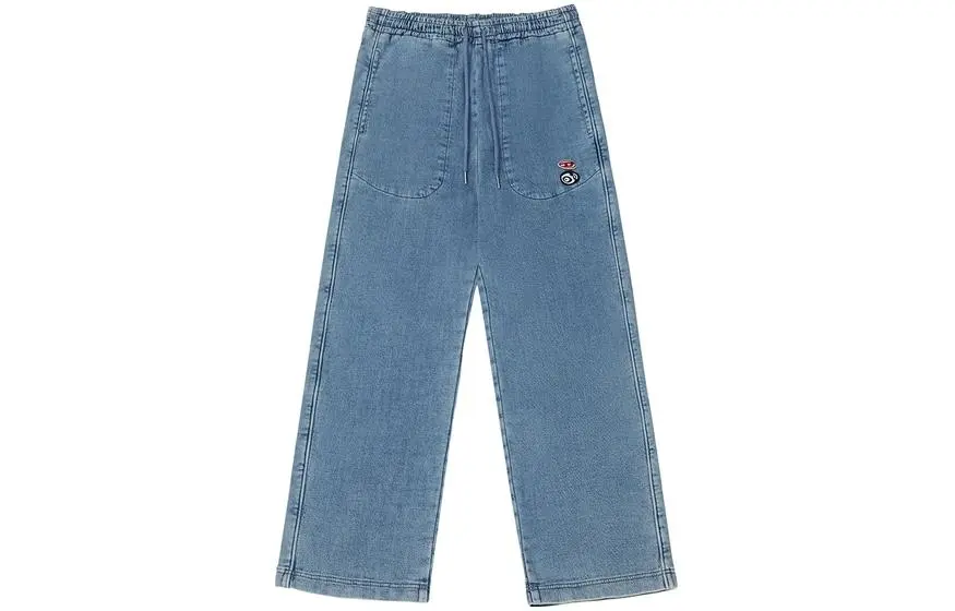 DIESEL Jeans Men's Light Blue Moderate Straight Fit Pants