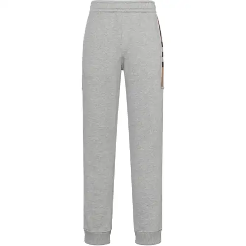 Burberry Jogger With Check Side Panels