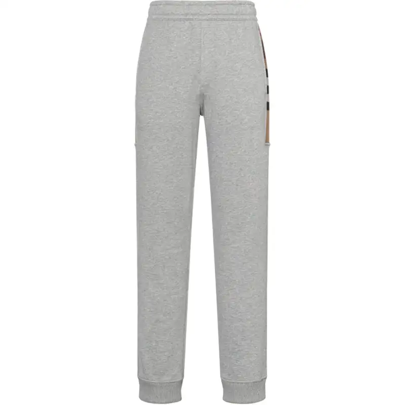 Burberry Jogger With Check Side Panels