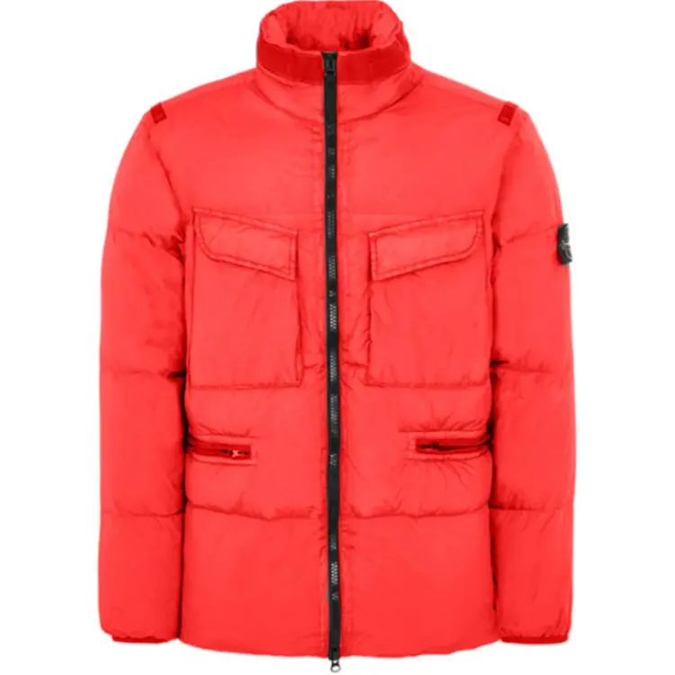 STONE ISLAND Down Jacket Unisex Red
