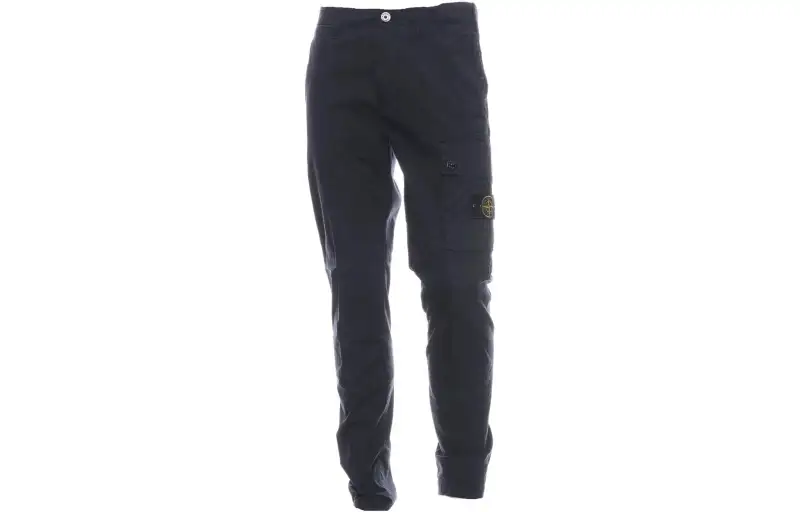 STONE ISLAND Cargo Pants Men's Blue Moderate
