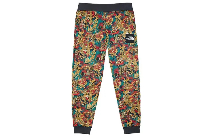 THE NORTH FACE Knitted Sweatpants Men's Multicolor Moderate Cuffed Pants