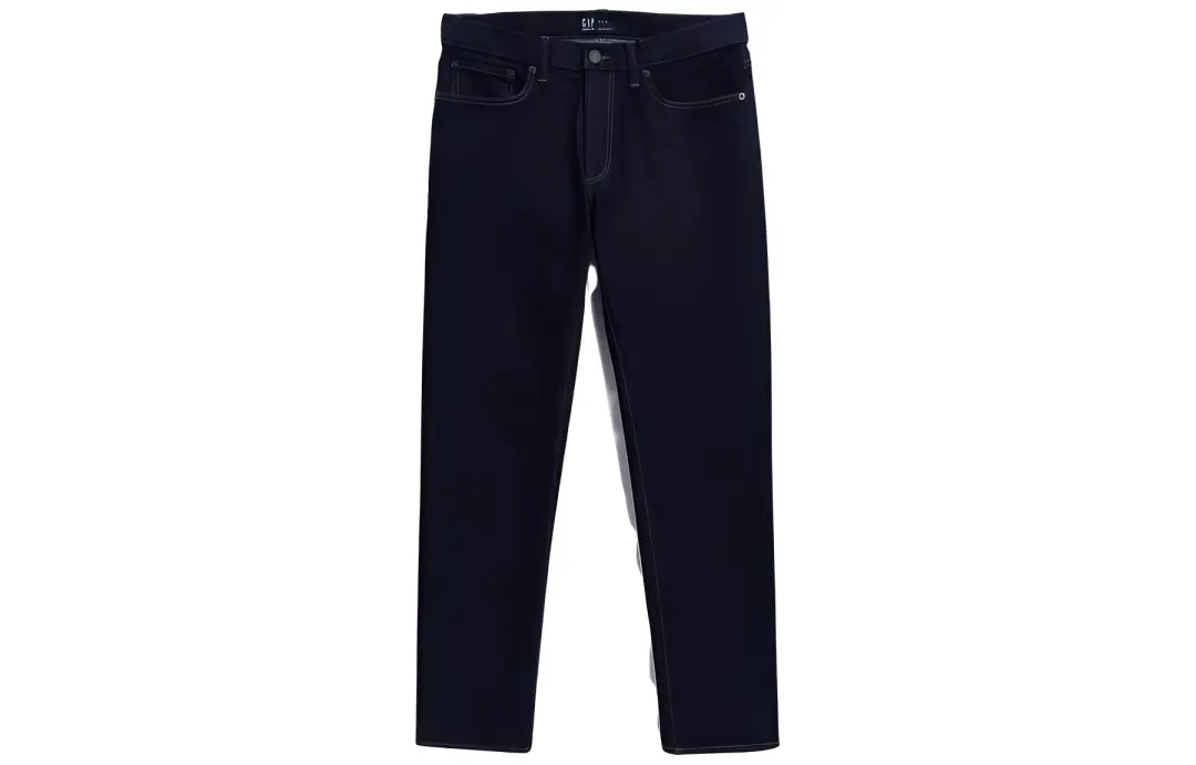 GAP Jeans Men's Dark Blue Moderate Straight Fit Pants