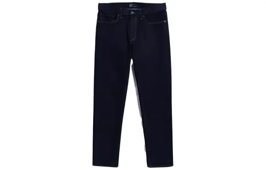GAP Jeans Men's Dark Blue Moderate Straight Fit Pants