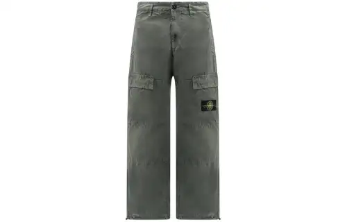 STONE ISLAND Logo Patch Cargo Pants