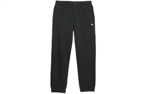 Adidas Originals Knitted Sweatpants Unisex Black Moderate Straight Fit Pants