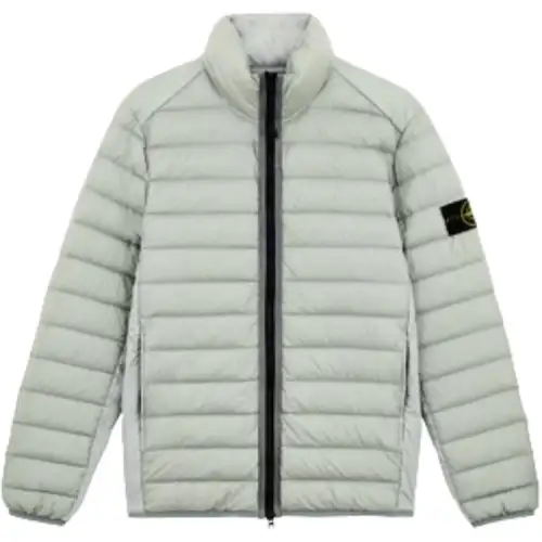 STONE ISLAND Zip-Up High Neck Padded Jacket