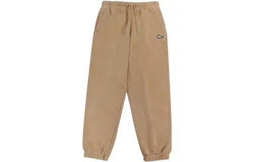 Converse Knitted Sweatpants Unisex Brown Moderate Cuffed Pants