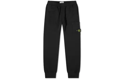 STONE ISLAND Compass-logo Cotton Track Pants