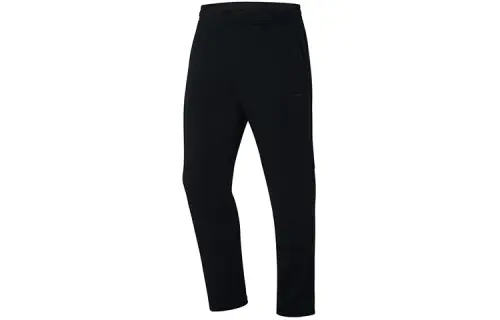Li Ning Sports Life Collection Knitted Sweatpants Men's Black Moderate Straight Fit Pants