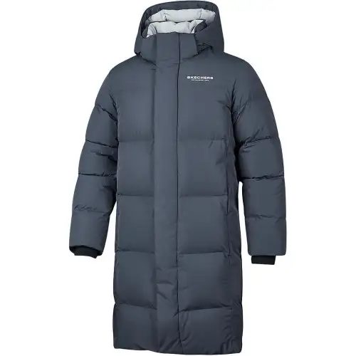 Skechers Sports League Collection Down Jacket Men's Odyssey Gray