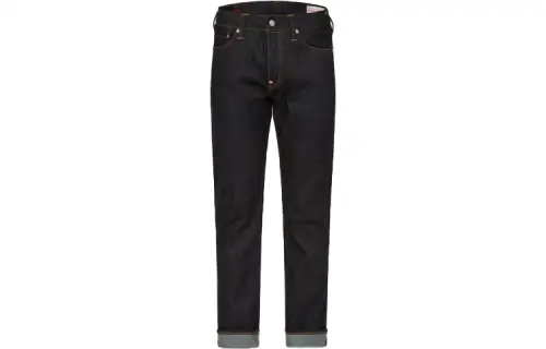 EVISU Tapered Pants Stretch Moderate Jeans Men's Denim Blue
