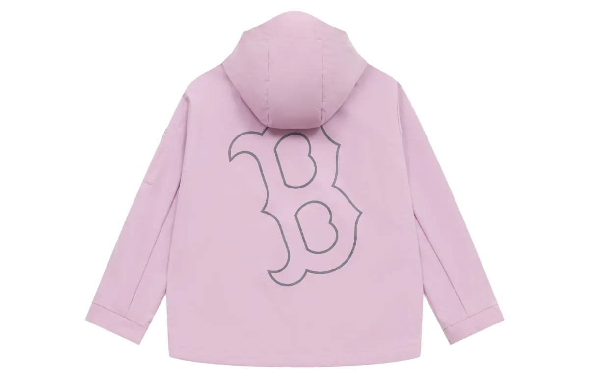 MLB Basic Collection Basic Boston Red Sox SS25 Jackets & Coats Unisex Heather Gray Purple