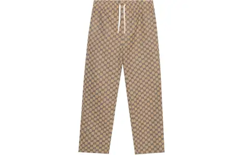 GUCCI Gg Jacquard Canvas Track Pant