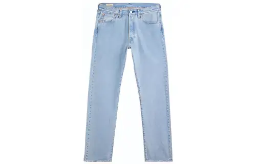 Levis Jeans Men's Washed Blue Moderate Straight Fit Pants