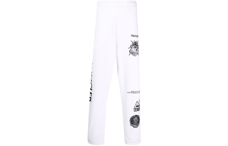 Мужские штаны Moncler трикотажные (черные)