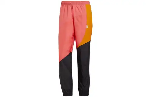 Adidas Originals ADICOLOR Knitted Sweatpants Men's Bright Orange Moderate Cuffed Pants