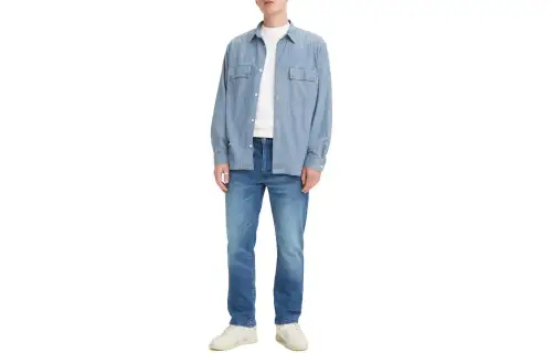 Levis Jeans Men's Light Blue Moderate Straight Fit Pants