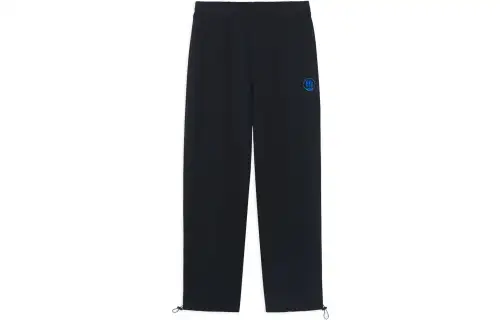 Li Ning BADFIVE Knitted Sweatpants Men's Black Moderate Straight Fit Pants