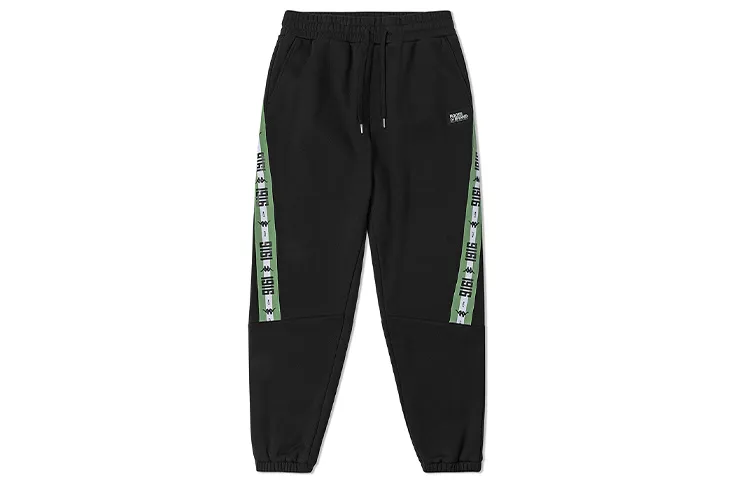 Kappa Knitted Sweatpants Men's Moderate Cuffed Pants