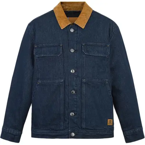 Timberland Puffer Jacket Men's Aqua Mill Blue