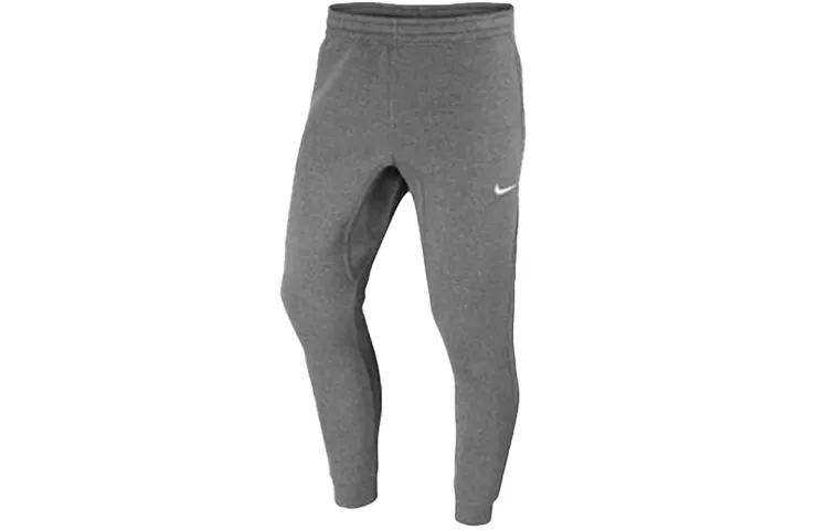 Nike Knitted Sweatpants Men's Dark Gray Thickened Cuffed Pants