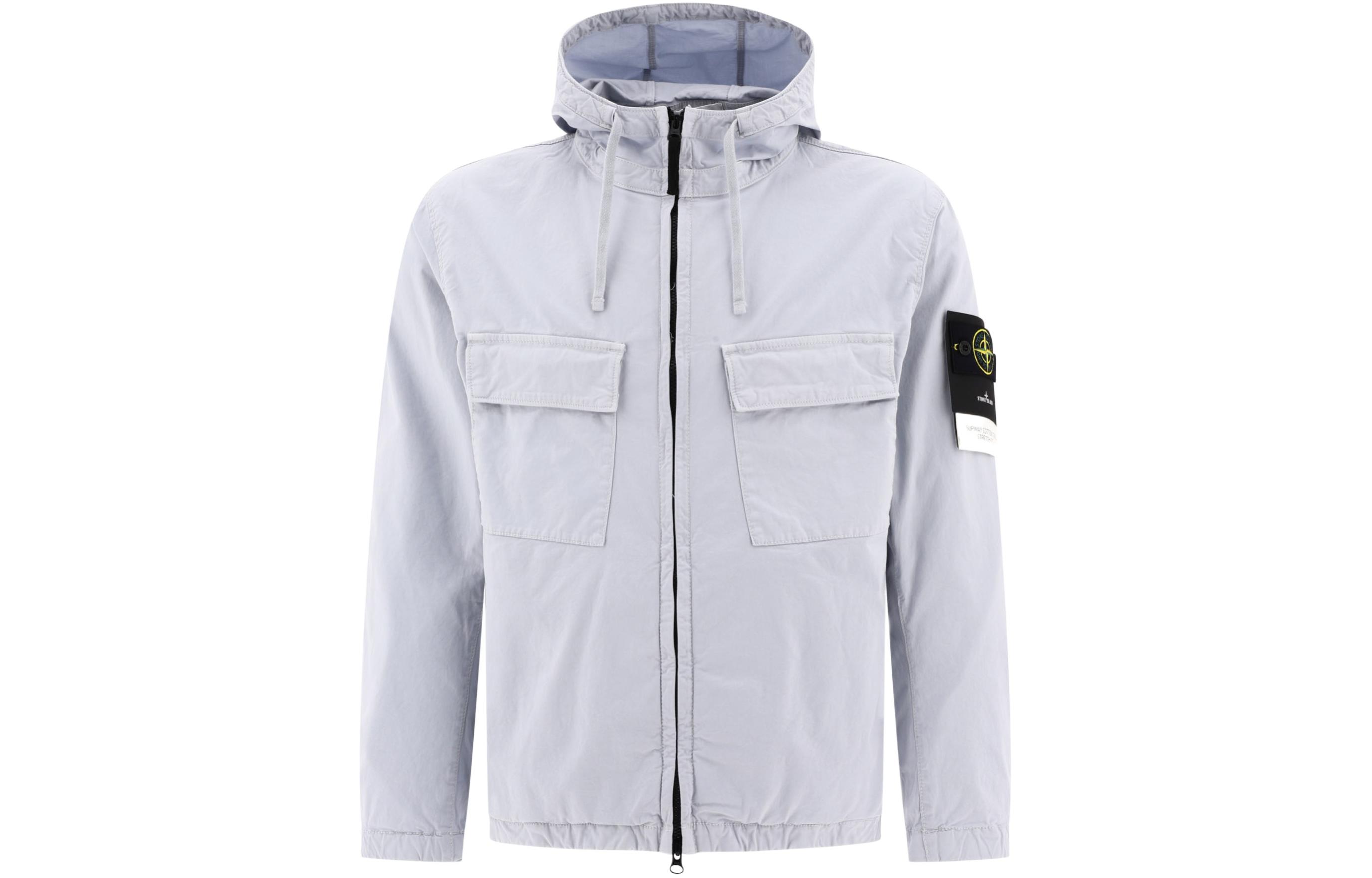 STONE ISLAND SS24 Jackets & Coats Men's Ice Frost Blue