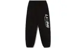 Li Ning Sports Fashion Collection Knitted Sweatpants Men's Black Thickened Cuffed Pants