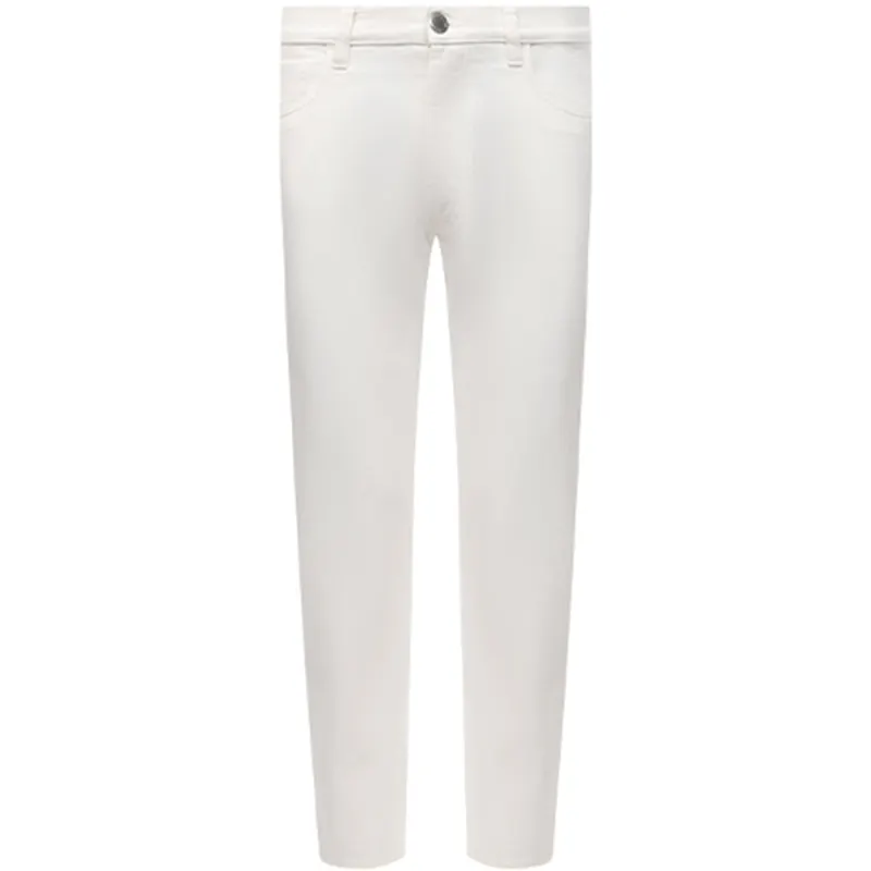 PRADA Jeans Men's White Moderate Slim Fit Pants