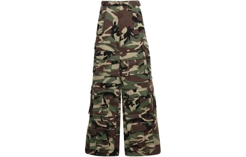 Vetements Camouflage print Wide leg Jeans