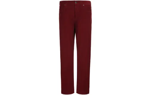 PRADA Casual Pants Men's Burgundy Moderate Straight Fit Pants