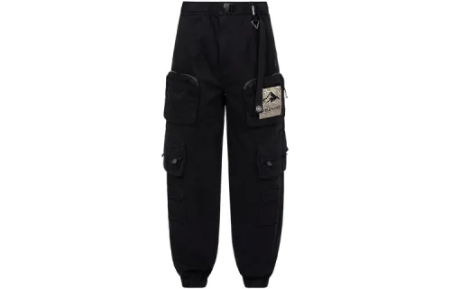 EVISU Cargo Pants Men's Black Moderate