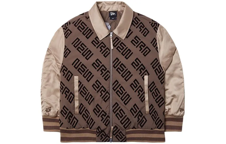 New Era SS24 Puffer Jacket Unisex Khaki