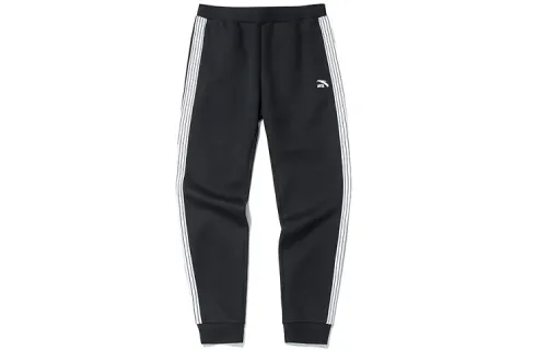 Anta Life Collection Knitted Sweatpants Men's Black