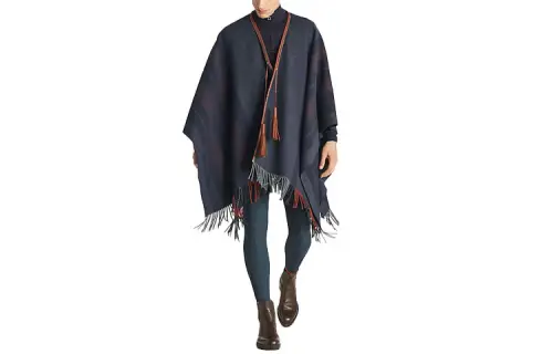 HERMES Cloaks Unisex Gray Moderate