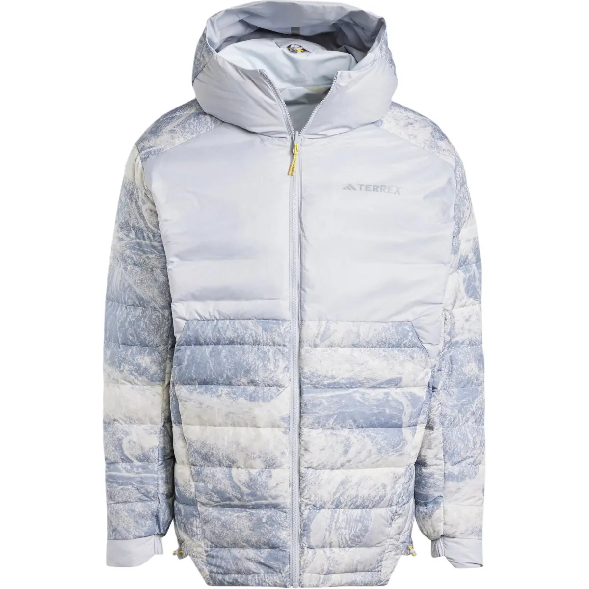 Adidas x National Geographic INSULATED Down Jacket Men's Light Blue