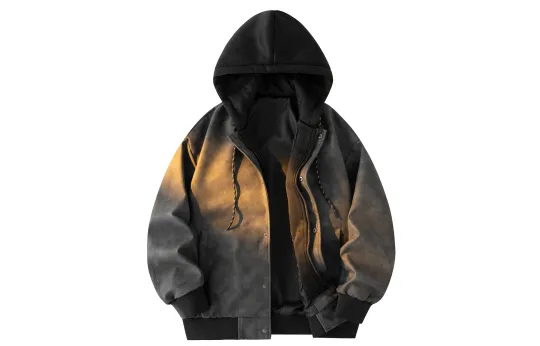 PAEFA Leather Jackets Unisex Hooded Moderate