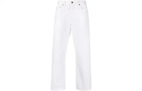 Golden Goose Mid-Rise Distressed-Hem Jeans