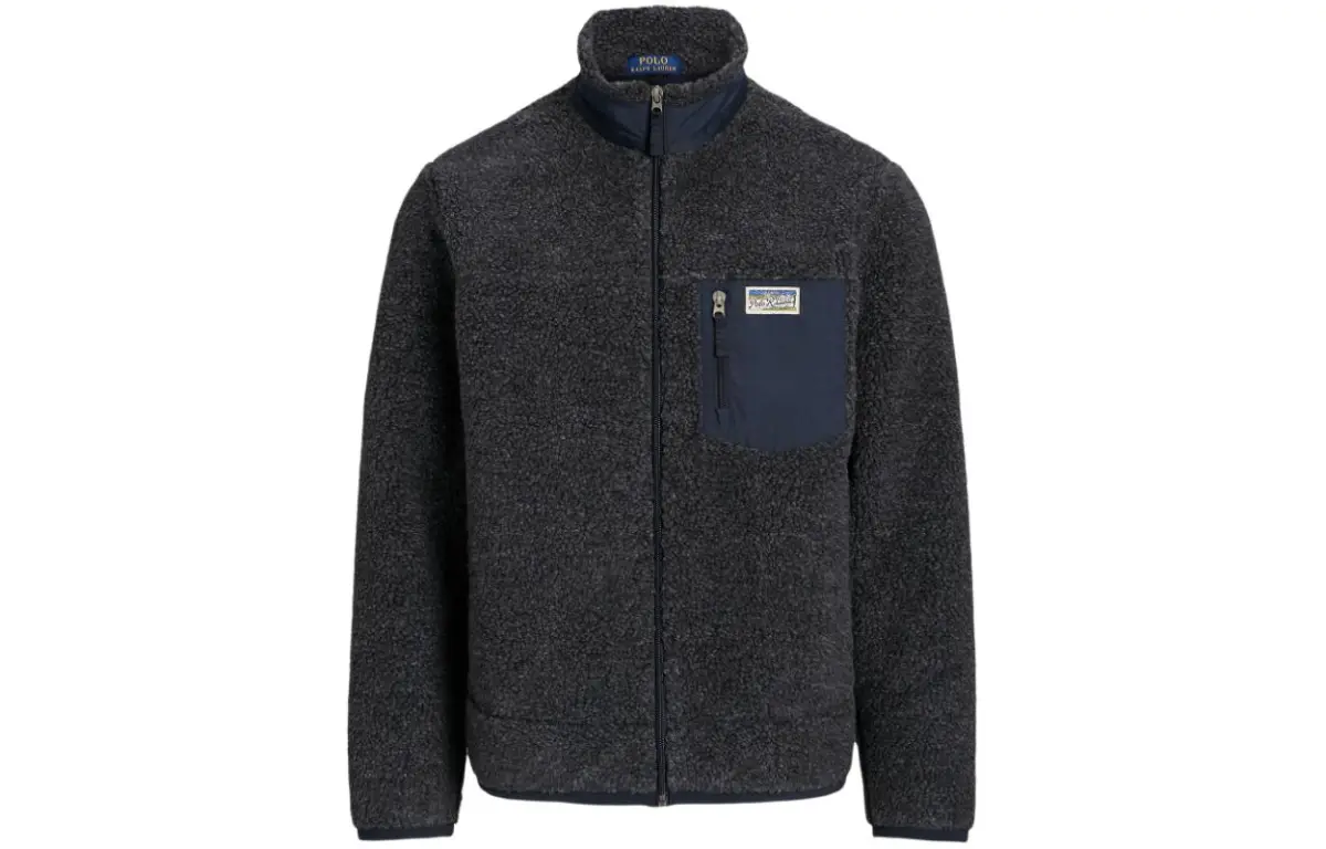 Polo Ralph Lauren High-neck Brushed-effect Cardigan