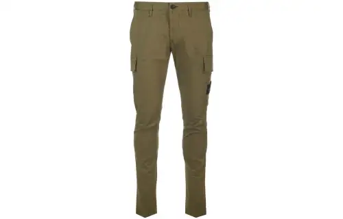 STONE ISLAND Cargo Pants Men's Olive Green Moderate