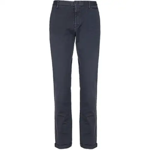 PRADA Jeans Men's Dark Blue Moderate Straight Fit Pants