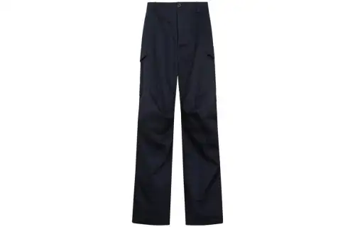 Balenciaga FW22 Cargo Pants Loose Fit Unisex Navy Blue
