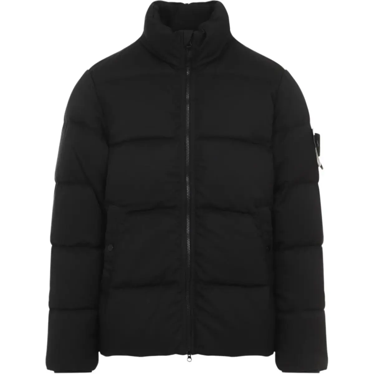 STONE ISLAND Logo Patch Zipped Padded Jacket