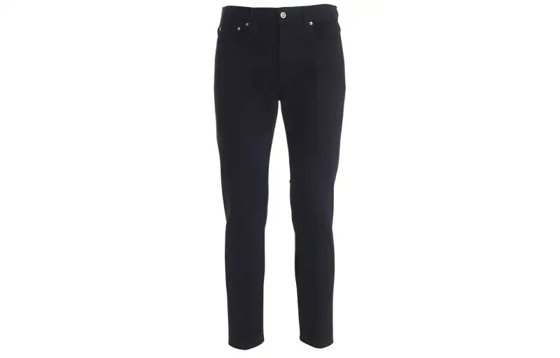 Golden Goose Jeans Men's Black Moderate Slim Fit Pants