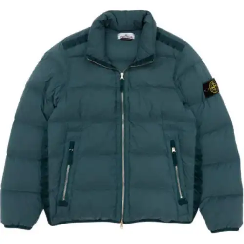 STONE ISLAND Down Jacket Unisex Dark Green