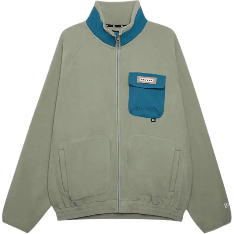 New Era Velvet feel Coat Unisex Green